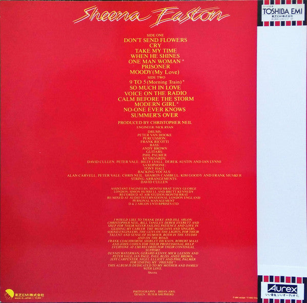 Sheena Easton - Take My Time (Vinyl, LP, Album)