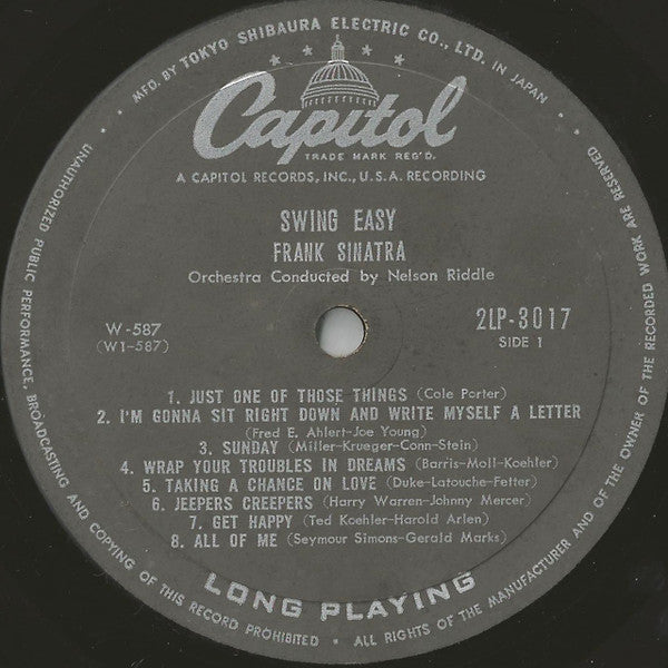 Frank Sinatra - Swing Easy! And Songs For Young Lovers (Vinyl, LP, Compilation, Stereo) Good Plus (G+) / Very Good (VG)