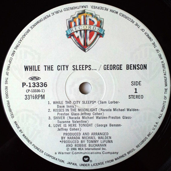 George Benson - While The City Sleeps... (Vinyl, LP, Album, Stereo) Very Good Plus (VG+) / Very Good Plus (VG+)