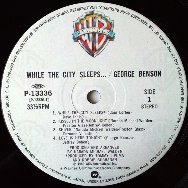 George Benson - While The City Sleeps... (Vinyl, LP, Album, Stereo)