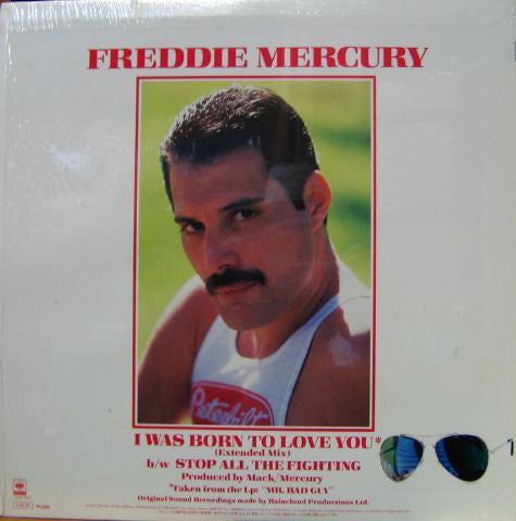 Freddie Mercury - I Was Born To Love You (Vinyl, 12", 45 RPM, Single, Stereo) Very Good Plus (VG+) / Very Good Plus (VG+)