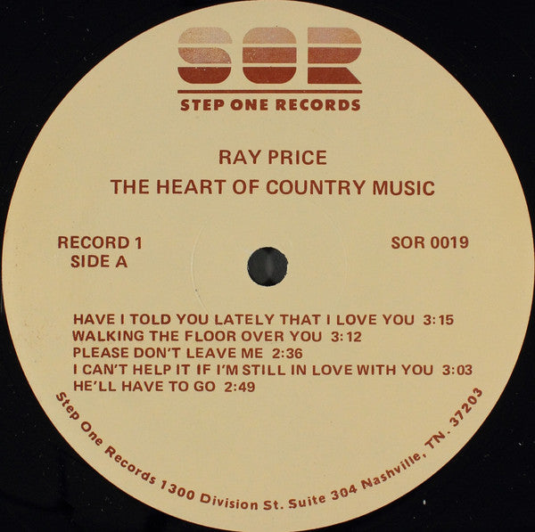 Ray Price - The Heart Of Country Music (2xVinyl, LP, Album) Good Plus (G+) / Good Plus (G+)