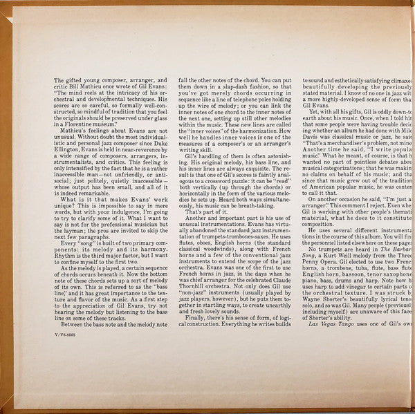 Gil Evans - The Individualism Of Gil Evans (Vinyl, LP, Album, Stereo) Good Plus (G+) / Good Plus (G+)