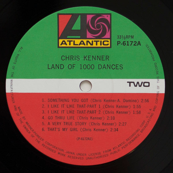 Chris Kenner - Land Of 1000 Dances (Vinyl, LP, Album, Compilation, Reissue, Mono) Very Good Plus (VG+) / Very Good (VG)