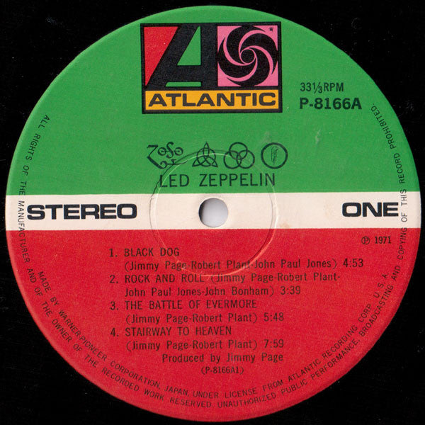 Led Zeppelin - Untitled (Vinyl, LP, Album, Reissue)
