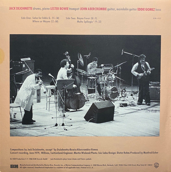 Jack DeJohnette - New Directions In Europe (Vinyl, LP, Album) Good Plus (G+) / Very Good (VG)
