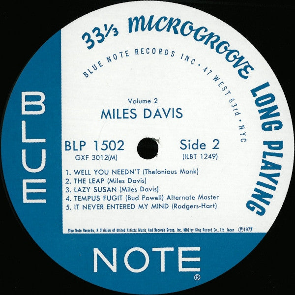 Miles Davis - Volume 2 (Vinyl, LP, Compilation, Limited Edition, Re...