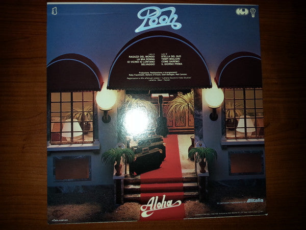 Pooh - Aloha (Vinyl, LP, Album) Near Mint (NM or M-) / Near Mint (NM or M-)