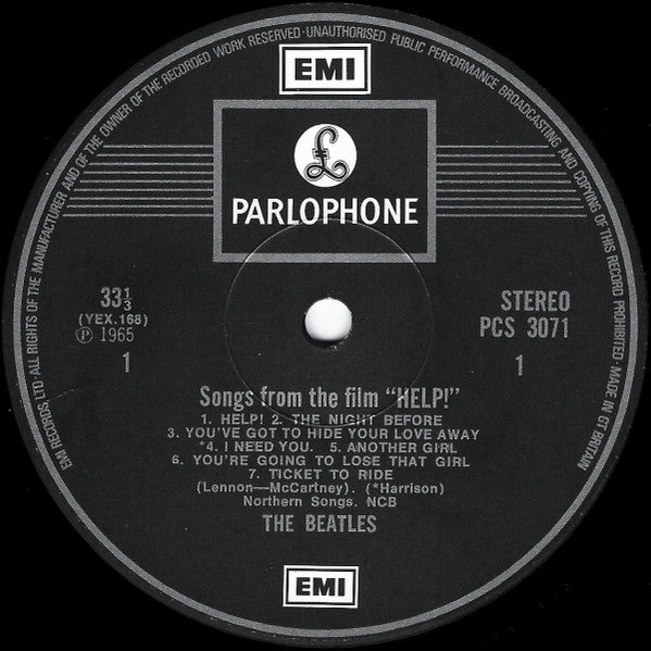 The Beatles - Help! (Vinyl, LP, Album, Stereo, Reissue) Very Good (VG) / Good Plus (G+)