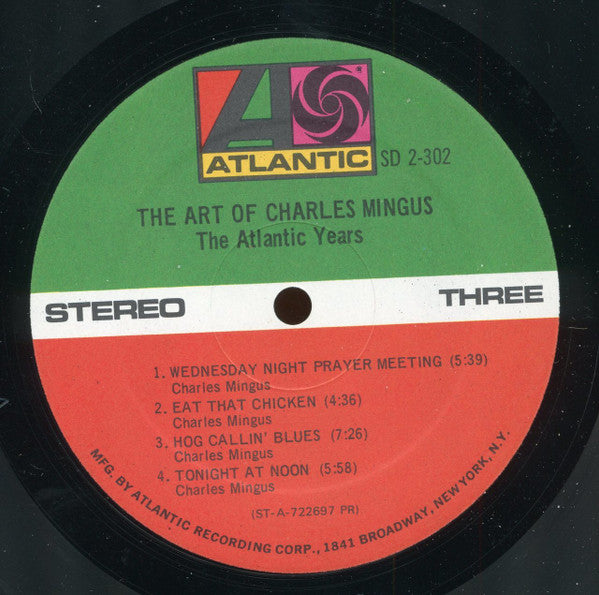Charles Mingus - The Art Of Charles Mingus (The Atlantic Years) (2xVinyl, LP, Compilation) Very Good Plus (VG+) / Very Good Plus (VG+)