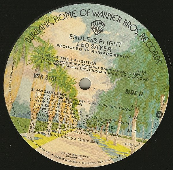 Leo Sayer - Endless Flight (Vinyl, LP, Album, Reissue, Stereo) Very Good (VG) / Very Good (VG)
