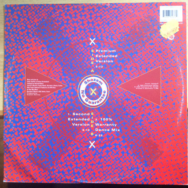 Shazam - No Guarantee (Vinyl, 12", 33 ⅓ RPM, 45 RPM, Stereo) Good Plus (G+) / Good Plus (G+)