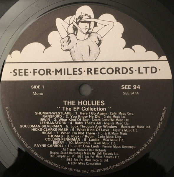 The Hollies - The EP Collection (Vinyl, LP, Compilation, Mono) Near Mint (NM or M-) / Near Mint (NM or M-)