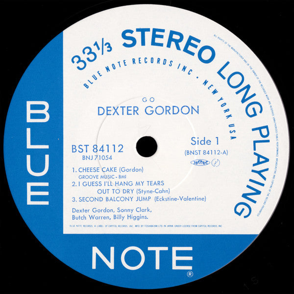 Dexter Gordon - Go! (Vinyl, LP, Album, Stereo, Reissue) Very Good Plus (VG+) / Very Good (VG)