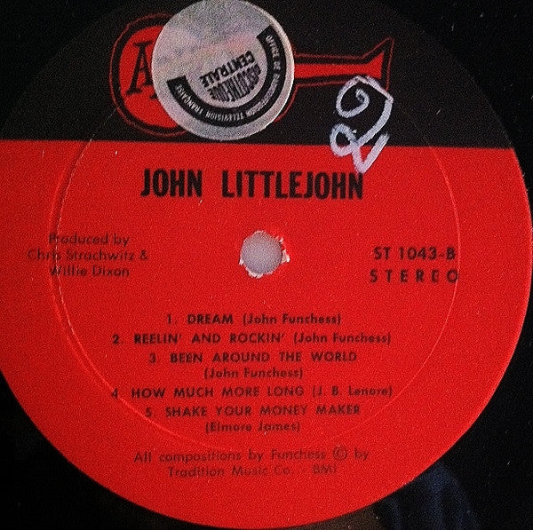 John Littlejohn - John Littlejohn's Chicago Blues Stars (Vinyl, LP, Album, Reissue) Very Good Plus (VG+) / Very Good (VG)
