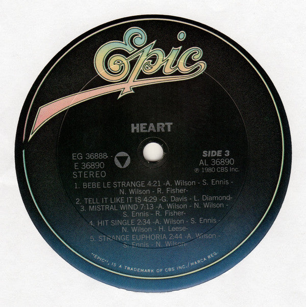 Heart - Greatest Hits / Live (2xVinyl, LP, Compilation, Reissue, Stereo) Very Good (VG) / Very Good (VG)
