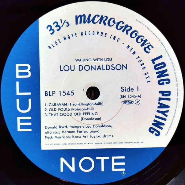 Lou Donaldson Quintet - Wailing With Lou (Vinyl, LP, Album, Reissue...