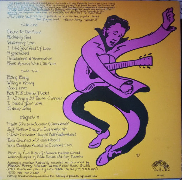 The Magnetics (9) - Rockabilly Fools (Vinyl, LP, Album) Very Good Plus (VG+) / Very Good (VG)