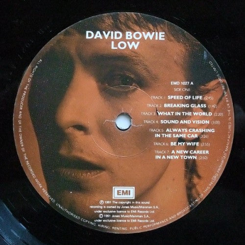David Bowie - Low (Vinyl, LP, Album, Reissue, Remastered) Very Good Plus (VG+) / Very Good (VG)