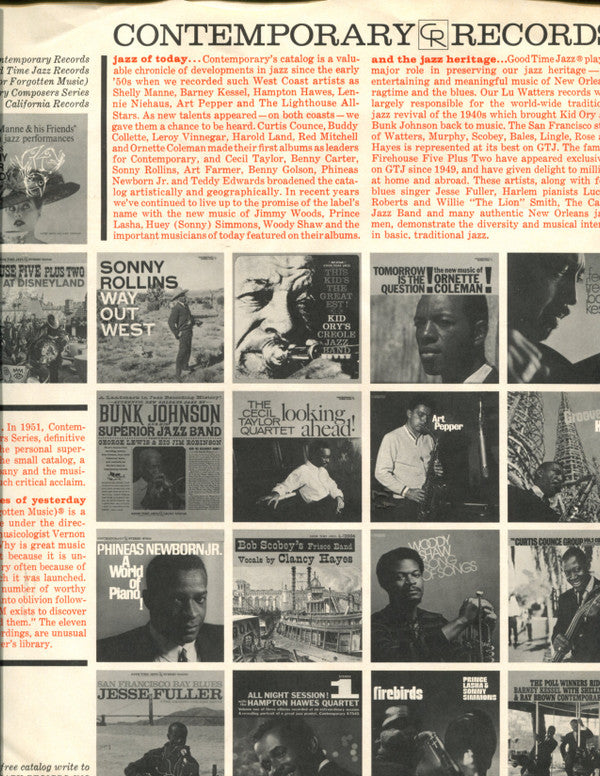 Shelly Manne & His Men - The West Coast Sound  Vol. 1 (Vinyl, LP, Album, Reissue, Repress, Mono) Very Good (VG) / Very Good Plus (VG+)