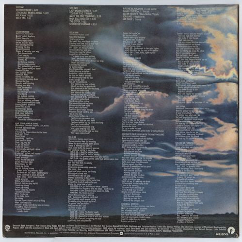 Deep Purple - Stormbringer (Vinyl, LP, Album, Reissue, Stereo) Very Good Plus (VG+) / Fair (F)