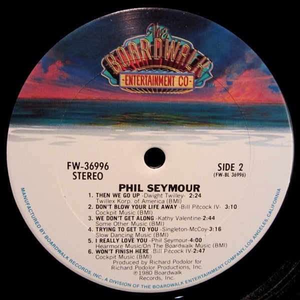 Phil Seymour - Phil Seymour (Vinyl, LP, Album, Stereo) Very Good (VG) / Very Good Plus (VG+)