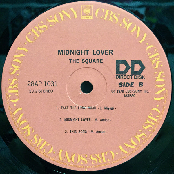 T-Square - Midnight Lover (Vinyl, LP, Album, Stereo)