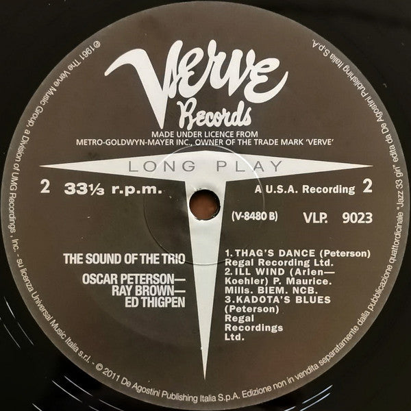 Oscar Peterson - The Sound Of The Trio (Vinyl, LP, Album, Reissue, ...