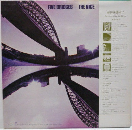 The Nice - Five Bridges (Vinyl, LP, Album, Reissue) Very Good Plus (VG+) / Very Good Plus (VG+)