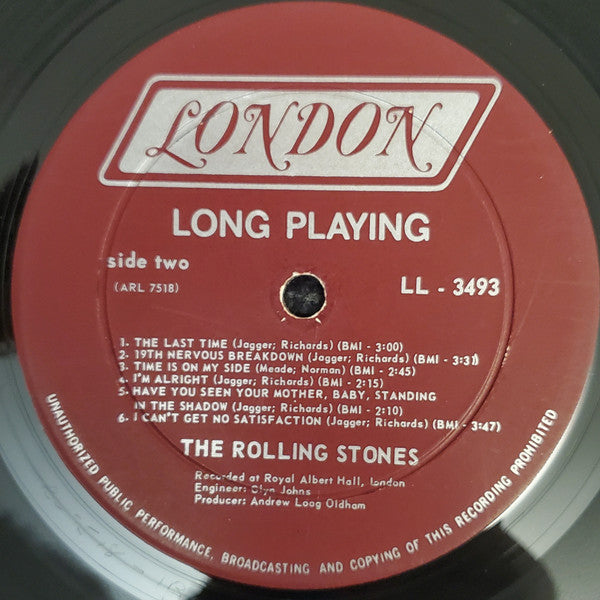 The Rolling Stones - Got Live If You Want It! (Vinyl, LP, Mono, Album) Good Plus (G+) / Very Good (VG)