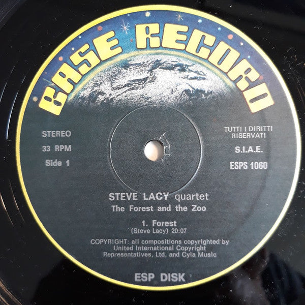 Steve Lacy - The Forest And The Zoo (Vinyl, LP, Album, Reissue) Near Mint (NM or M-) / Very Good Plus (VG+)