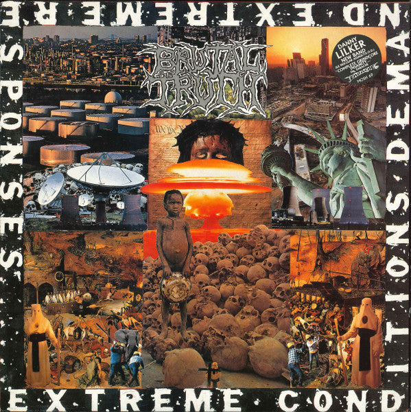 Brutal Truth - Extreme Conditions Demand Extreme Responses (Vinyl, LP, Album) Very Good (VG) / Generic
