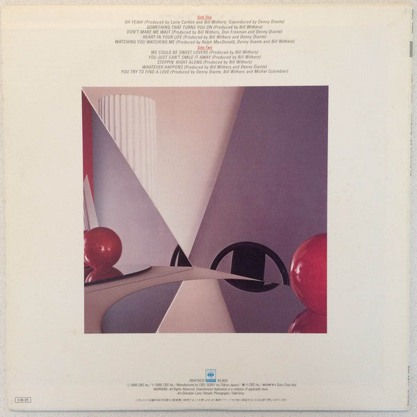 Bill Withers - Watching You Watching Me (Vinyl, LP, Album) Very Good Plus (VG+) / Good Plus (G+)