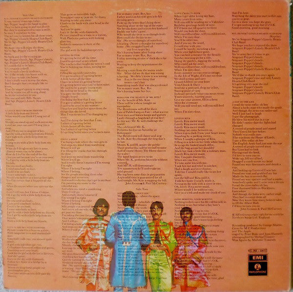 The Beatles - Sgt. Pepper's Lonely Hearts Club Band (Vinyl, LP, Album, Repress, Stereo) Good Plus (G+) / Very Good (VG)