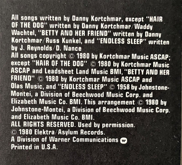 Danny Kortchmar - Innuendo (Vinyl, LP, Album) Good Plus (G+) / Very Good Plus (VG+)