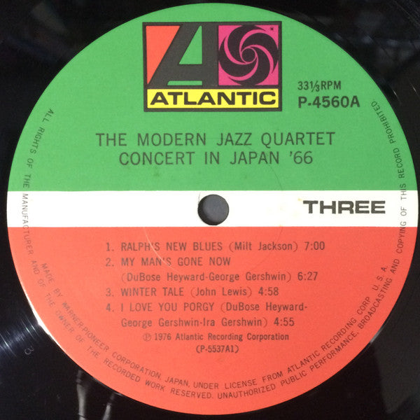 The Modern Jazz Quartet - Concert In Japan '66 (2xVinyl, LP, Album, Mono) Very Good Plus (VG+) / Very Good Plus (VG+)