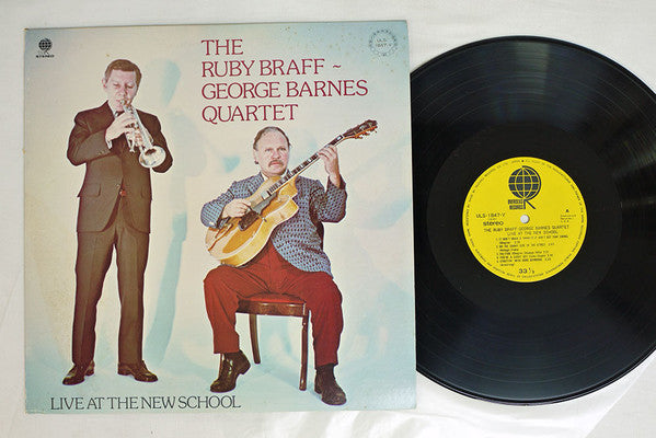 Ruby Braff / George Barnes Quartet - Live At The New School (Vinyl, LP, Reissue) Near Mint (NM or M-) / Very Good Plus (VG+)