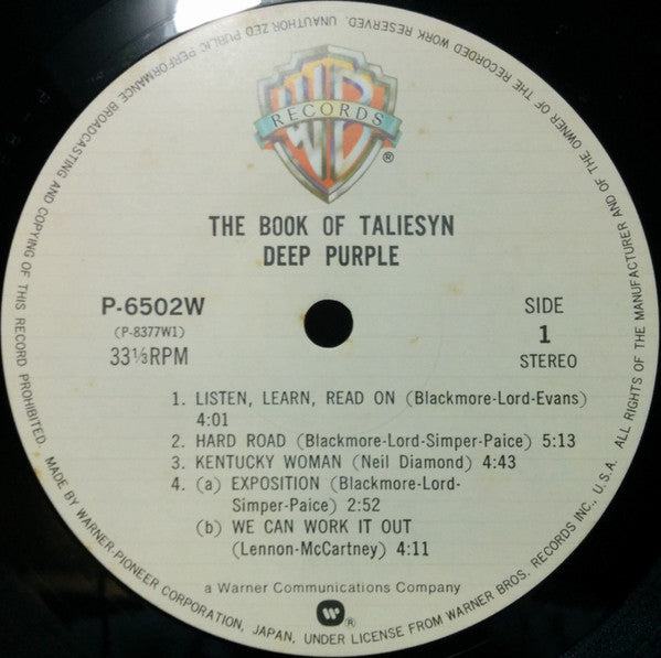 Deep Purple - The Book Of Taliesyn (Vinyl, LP, Album, Limited Editi...