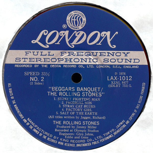 The Rolling Stones - Beggars Banquet (Vinyl, LP, Album, Reissue, St...