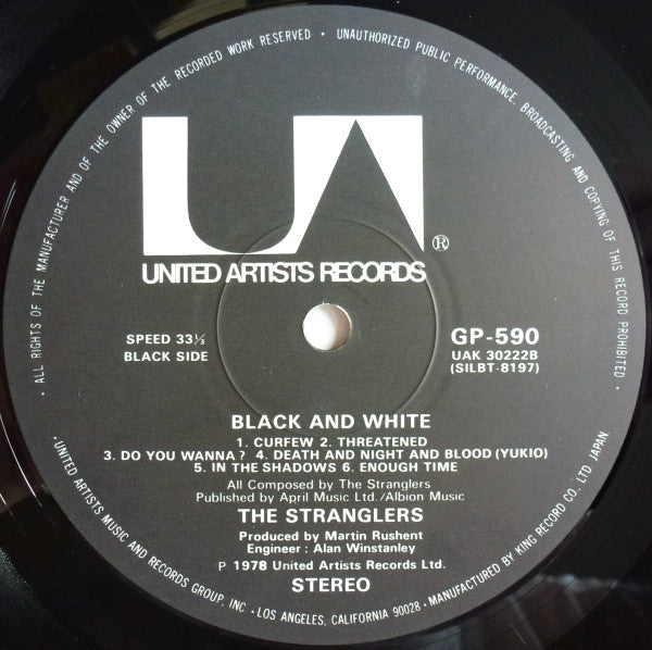 The Stranglers - Black And White (Vinyl, LP, Album)