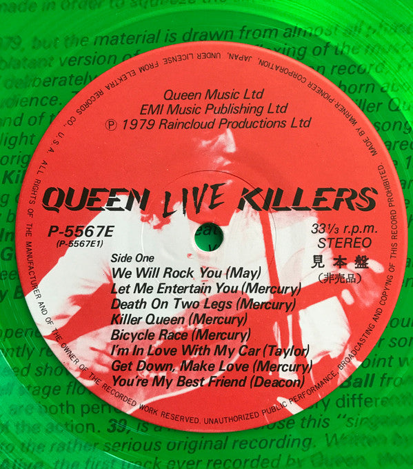 Queen - Live Killers (Vinyl, Vinyl, All Media, LP, LP, Album, Promo) Very Good Plus (VG+) / Very Good Plus (VG+)