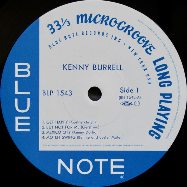 Kenny Burrell - Kenny Burrell (Vinyl, LP, Album, Limited Edition, Reissue, Mono) Very Good Plus (VG+) / Very Good Plus (VG+)