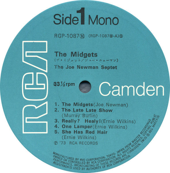 The Joe Newman Septet - The Midgets (Vinyl, LP, Album, Reissue, Mono) Near Mint (NM or M-) / Very Good (VG)