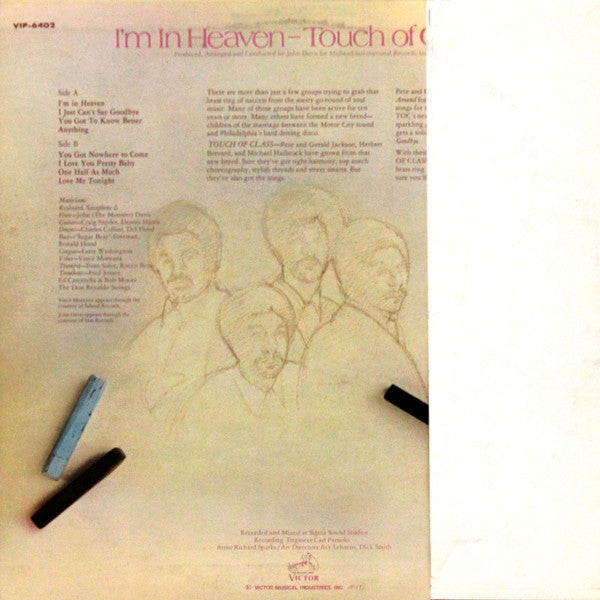 Touch Of Class - I'm In Heaven (Vinyl, LP, Album, Promo) Near Mint (NM or M-) / Very Good Plus (VG+)