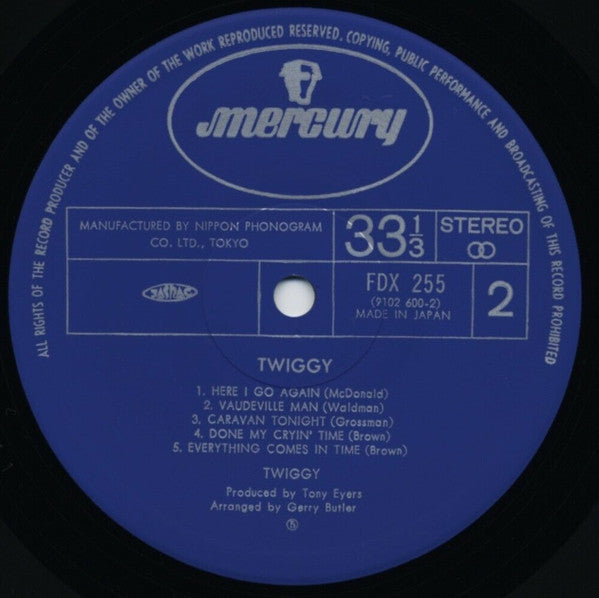 Twiggy (2) - Twiggy (Vinyl, LP, Album, Stereo) Very Good (VG) / Very Good (VG)