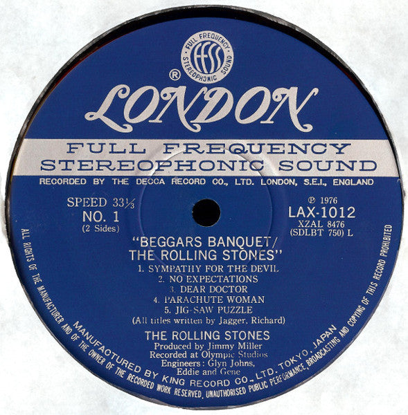 The Rolling Stones - Beggars Banquet (Vinyl, LP, Album, Reissue, St...