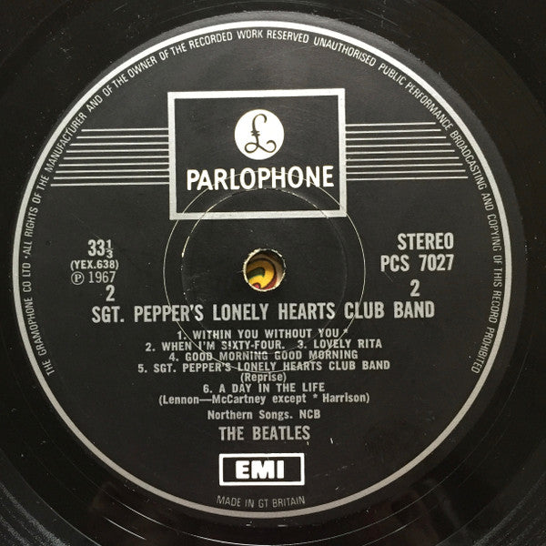 The Beatles - Sgt. Pepper's Lonely Hearts Club Band (Vinyl, LP, Album, Repress, Stereo) Very Good Plus (VG+) / Very Good (VG)