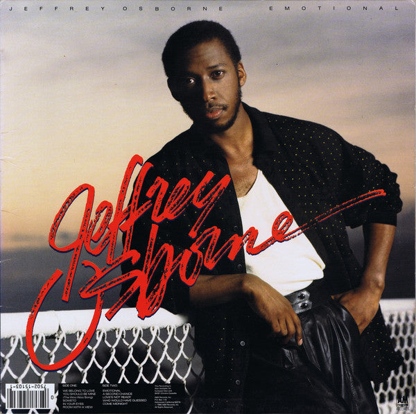 Jeffrey Osborne - Emotional (Vinyl, LP, Album, Stereo) Very Good Plus (VG+) / Very Good (VG)