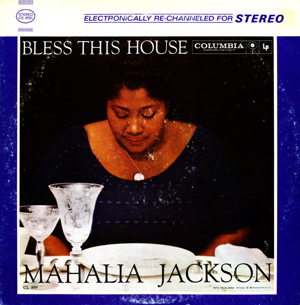 Mahalia Jackson - Bless This House (Vinyl, LP, Album, Stereo, Reissue) Very Good Plus (VG+) / Good Plus (G+)