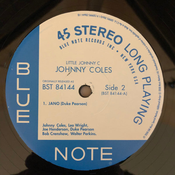 Johnny Coles - Little Johnny C (2xVinyl, 12", 45 RPM, Limited Edition, Reissue, Remastered, Stereo) Very Good Plus (VG+) / Very Good Plus (VG+)
